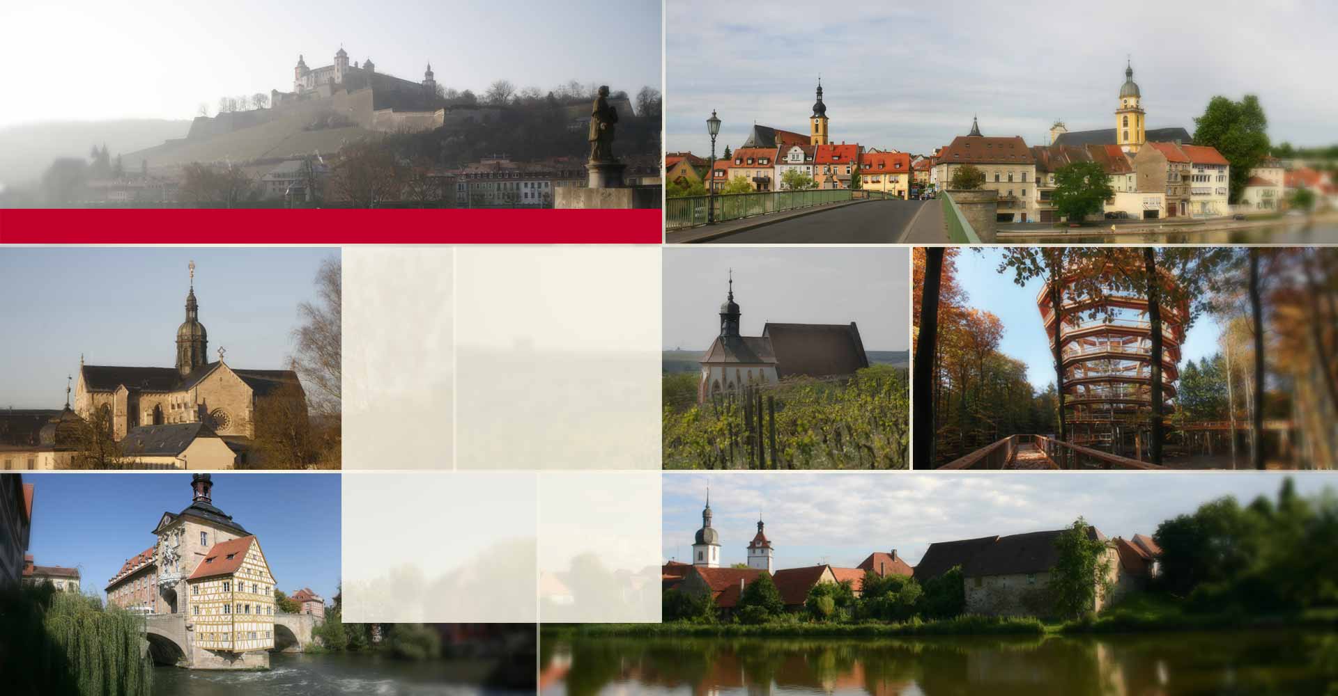 Baumwipfelpfad Ebrach, Prichsenstadt, Würzburg, Bamberg, Schweinfurt, Kitzingen und viele Sehenswürdigkeiten in Franken Würzburg, Nürnberg, Bamberg, Schweinfurt