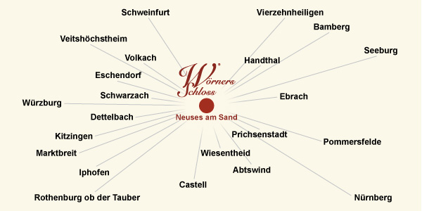 Ausflugsziele rund um unser Wellnesshotel in Franken - Bayern Franken in Bayern