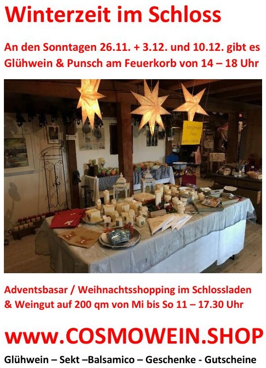 Winterzeit Adventsbasar im Schloss